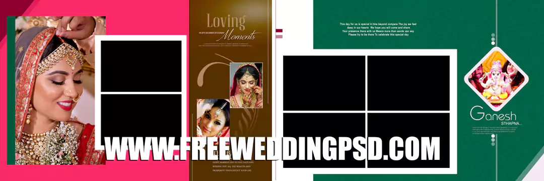 Latest 2022 Wedding Album 12×36 PSD Sheets Designs